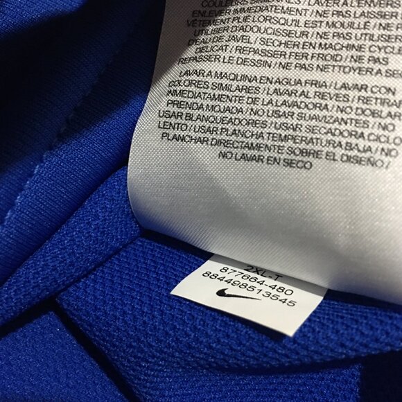 Orlando Magic Nike Mens XLT XL Tall Polo Shirt Blue Basketball NWT Dri Fit NBA - Picture 7 of 10